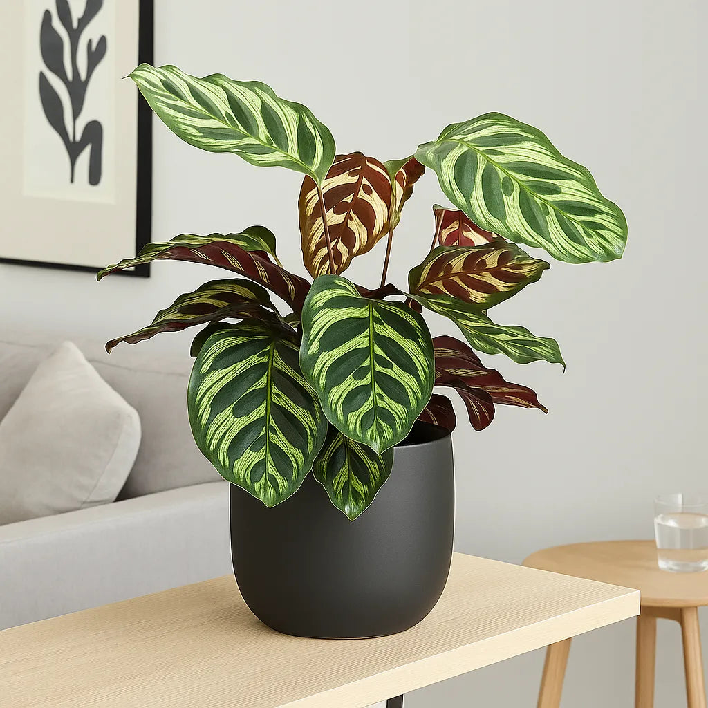 30 - 45cm Calathea Makoyana Prayer Plant 12cm Pot House Plant