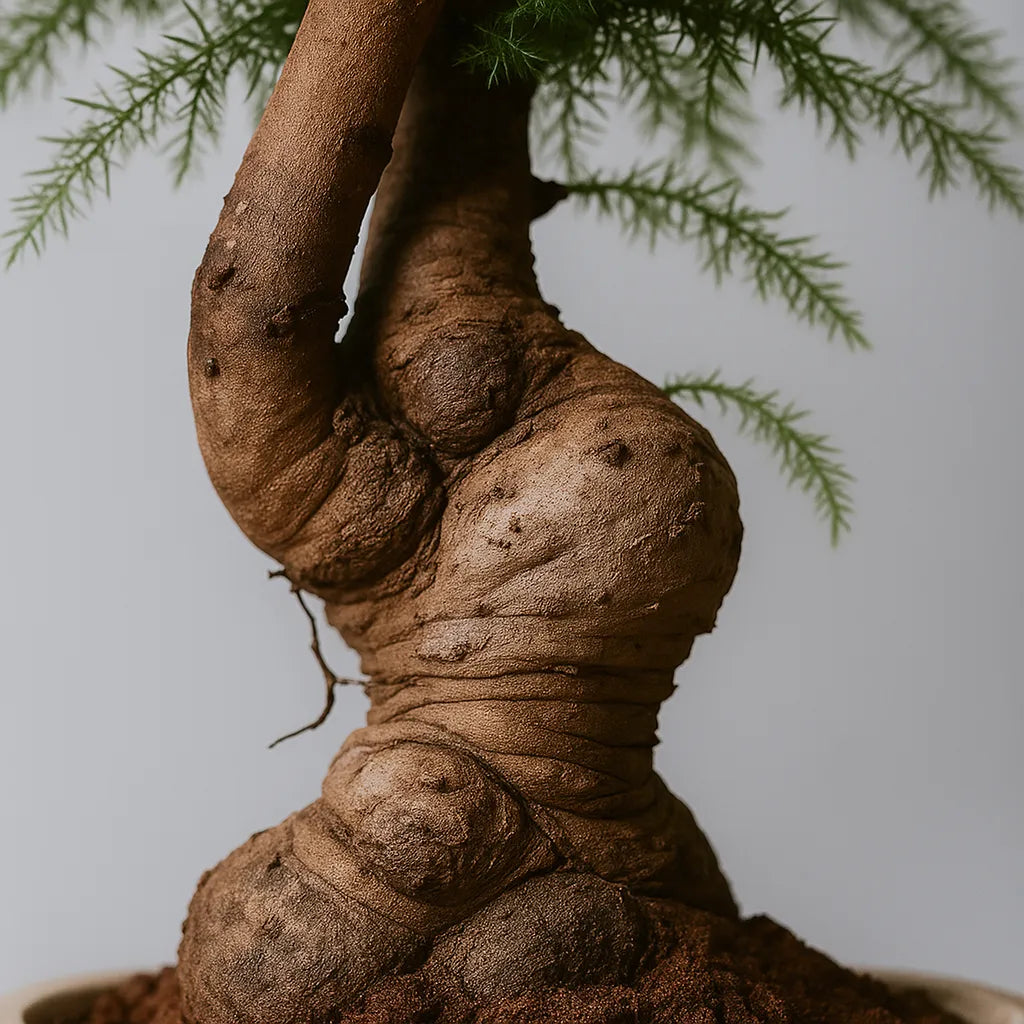 75 - 90cm Bonsai Araucaria Cunninghamii Tree 27cm Ceramic Pot House Plant