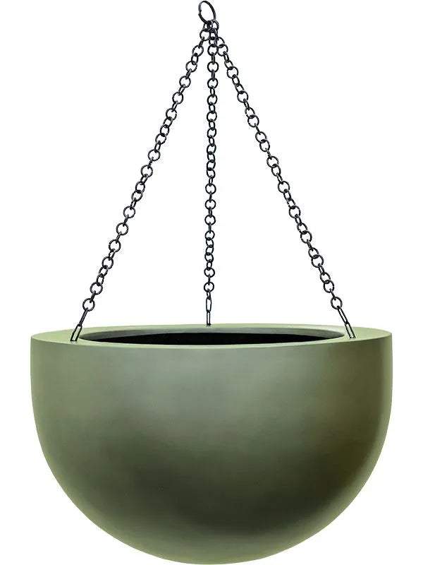 24 cm plant pots Baq Gradient Plant Pot 24cm Height 28cm Dia Hanging Bowl Matt Forest G – Plants For All Seasons