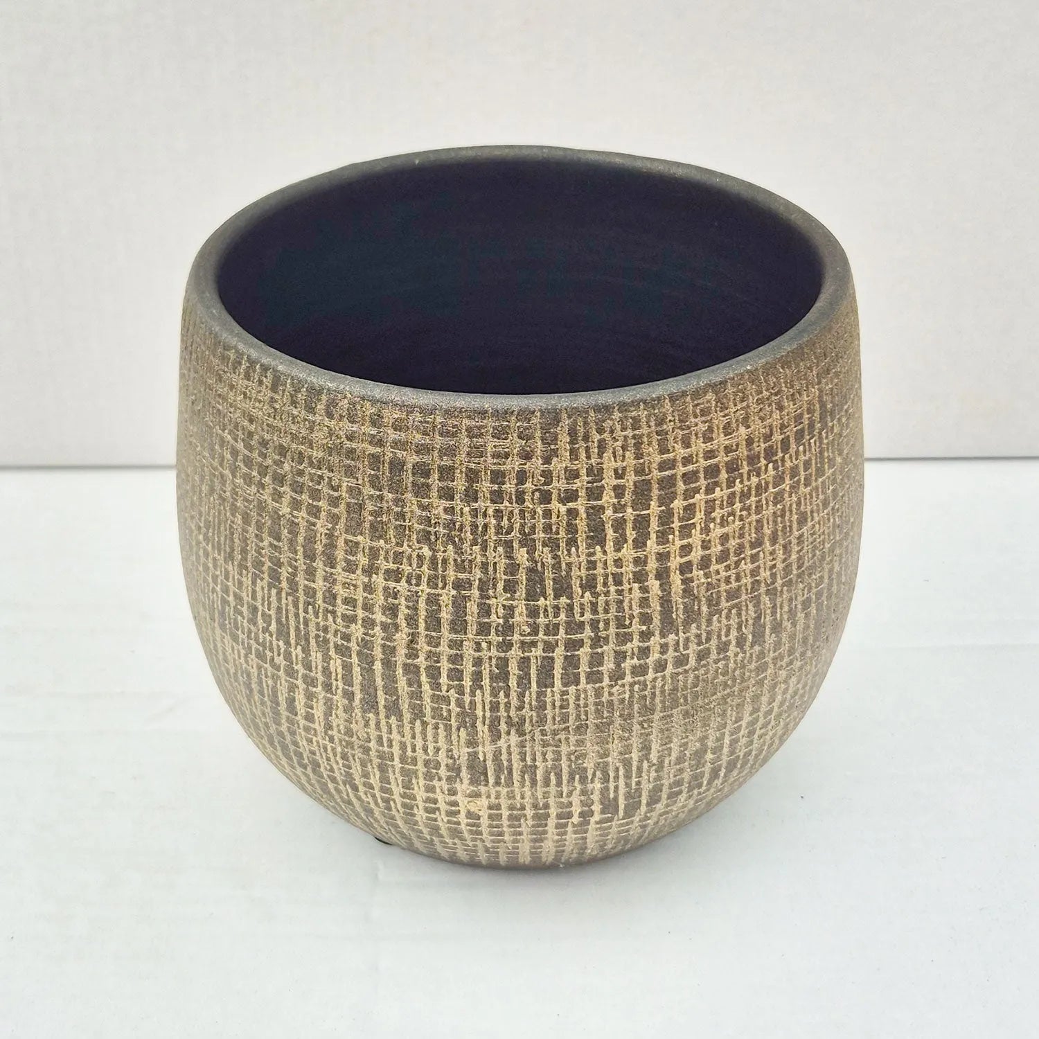 Gold Patterned Bowl 13cm Plant Pot