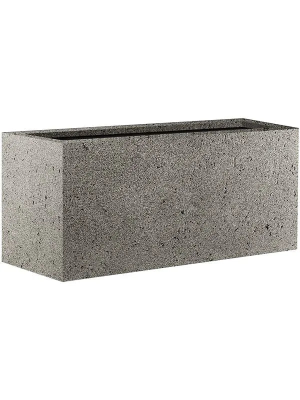 Grigio Plant Pot 50cm Height 39cm Dia Box Natural Concrete
