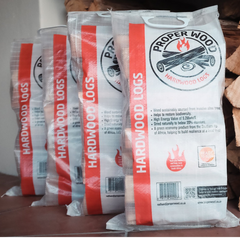 22 litre bag of hardwood logs x 4