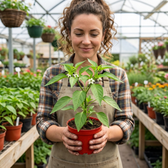 Chilli Pepper Plants - Scotch Bonnet, Ready to Plant in Your Garden