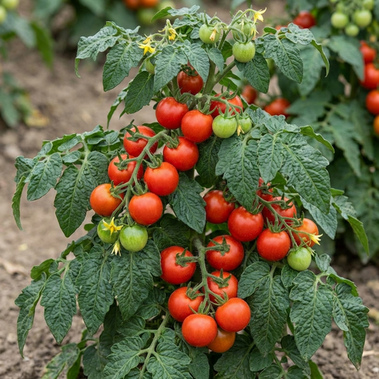 Set of 3 or 6 Large Plants - Tomato Totem Variety, Ready to Plant in Your Garden
