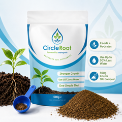 CircleRoot Advanced Soil Enhancer - Use 50% Less Water, 1 x 500grm Pouch