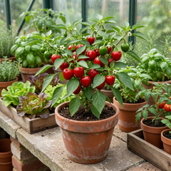 Sweet Pepper Snack Red, Ready to Plant in Your Garden
