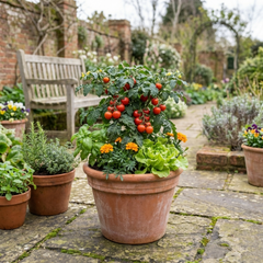 Set of 3 or 6 Large Plants - Tomato Veranda Red Variety, Ready to Plant in Your Garden