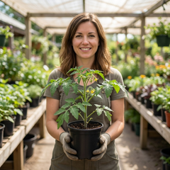 Tomato ‘Consuelo’ Plants, High Yield Sweet Cherry Tomato, Garden Ready Live Vegetable Seedlings, 1L Root Ball