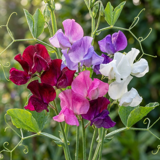Sweet Pea Mammoth Mix, 10.5 cm Rootballs