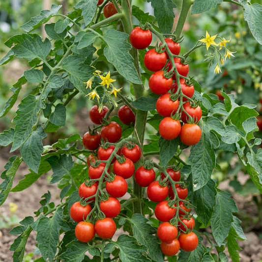 Set of 3 or 6 Large Plants - Tomato Sweet Million Variety, Ready to Plant in Your Garden