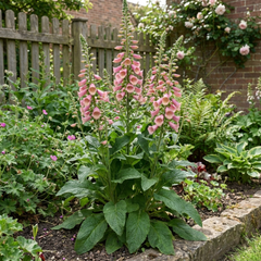 1 Digitalis Hanabee Pink Foxglove, Compact Bee Friendly Perennial Plant, Garden Ready, 3 Litre Root Ball