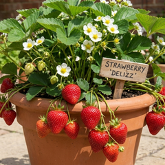 Strawberry Delizz Variety, Outdoor Garden Ready, 1L