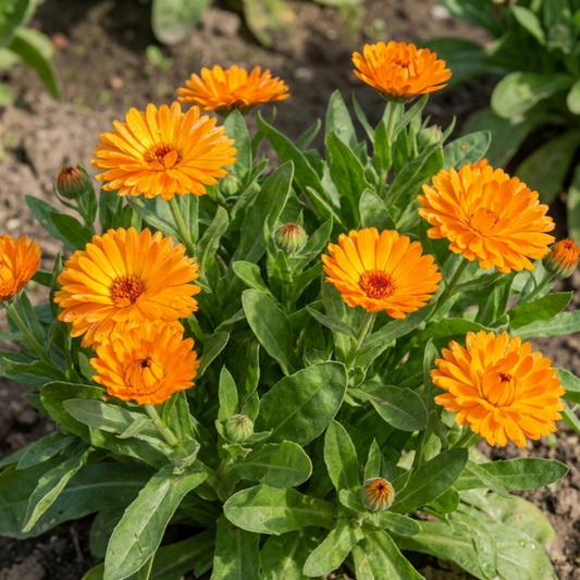 Calendula ‘Fiesta Orange’, Ready to Plant