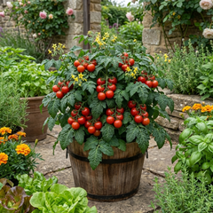 Set of 3 or 6 Large Plants - Tomato Veranda Red Variety, Ready to Plant in Your Garden