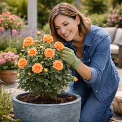 Rose Bush Orange | 3L Pot