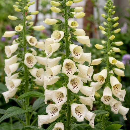 1 Large Plant - Digitalis Dalmatian Cream, Ready to Plant in Your Garden, 2L Pot