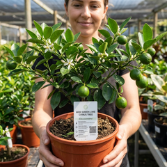1 Large Plant - Evergreen Mini Green Lime Tree, Ready to Plant in Your Garden