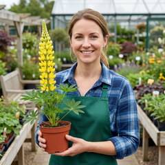 Lupin Legendary Yellow Plants, Hardy Perennial, Summer Flowering, Cottage Garden Ready, 1Ltr Root Ball