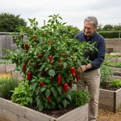 Sweet Pepper Plants - Thor Variety, Ready to Plant in Your Garden