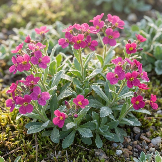 Arabis Aubris Deep Rose, Ready to Plant in Your Garden, 1L