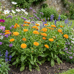 Calendula ‘Fiesta Orange’, Ready to Plant