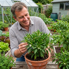 Chilli Pepper Plants - Padron Variety, Ready to Plant in Your Garden