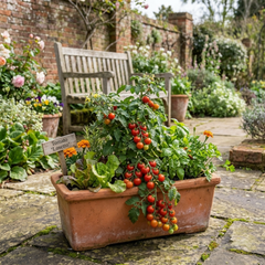 Set of 3 or 6 Large Plants - Tomato Losetto Variety, Ready to Plant in Your Garden, 10.5 cm