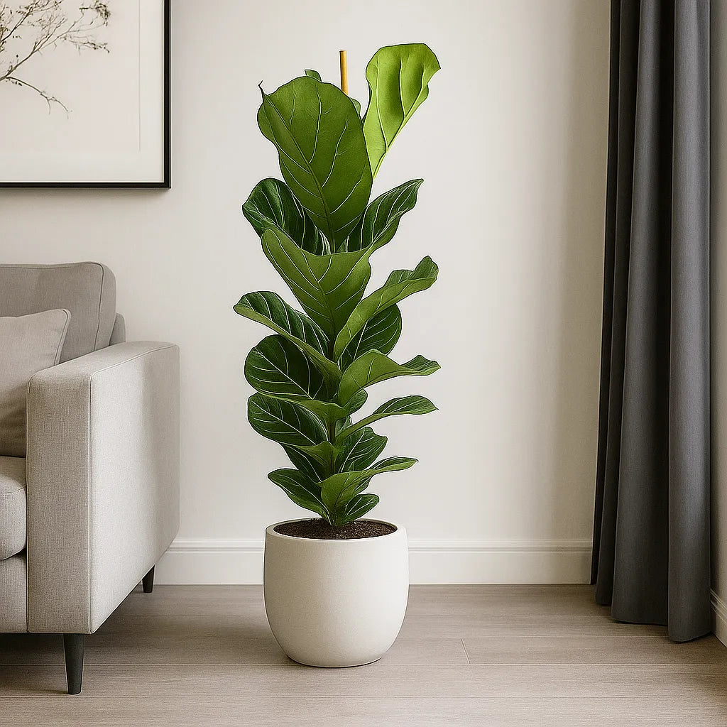 130 - 160cm XXL Ficus Lyrata Fiddle Leaf Fig 21cm Pot House Plant