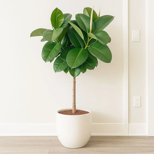 140 - 160cm Ficus Robusta,Tree Rubber Plant 27cm Pot House Plant