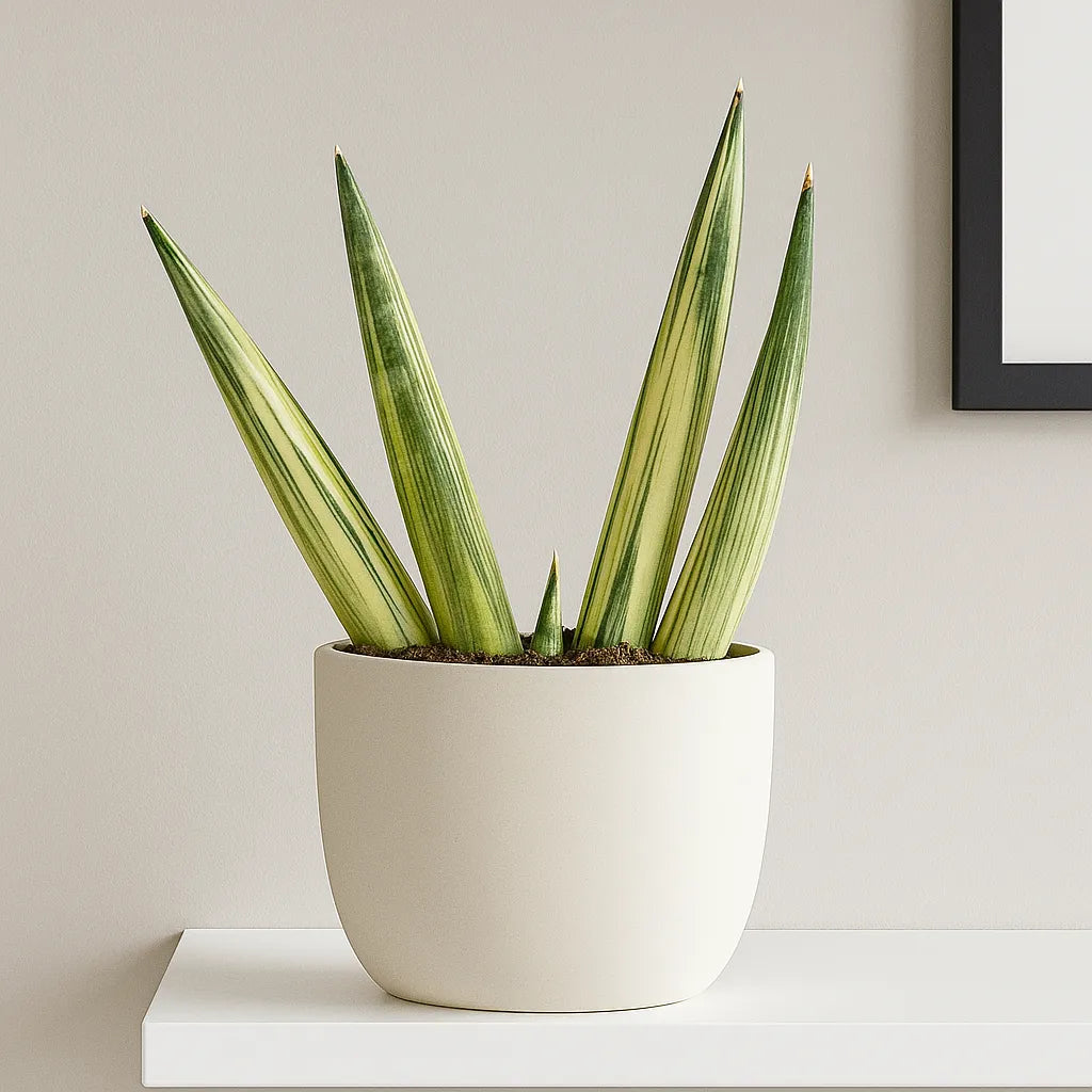 15 - 20cm Sansevieria Boncel Variegata House Plant 10.5 cm Pot