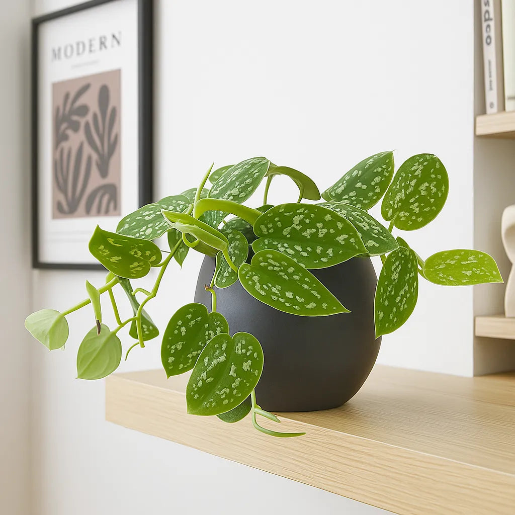 15 - 25cm Epipremnum Pictus Argyraeus Silver Pothos 12cm Pot House Plant