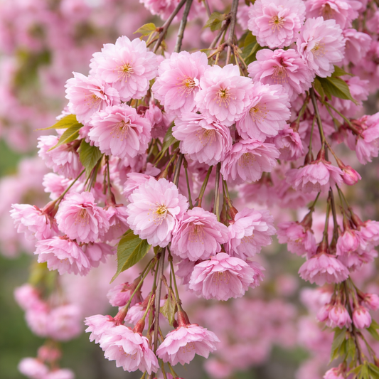 Prunus 'Kiku Shidare Zakura' Ornamental Cherry Blossom Tree