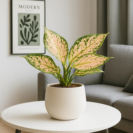 20 - 30cm Aglaonema Pink Dolphin 12cm Pot House Plant