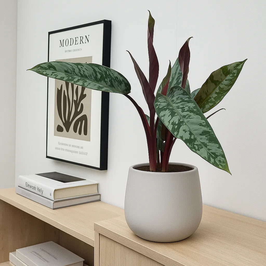 20 - 30cm Apoballis Acuminatissima Red Sword House Plant 12cm Pot