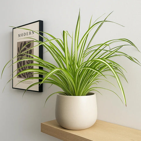 spider plant in vase 20