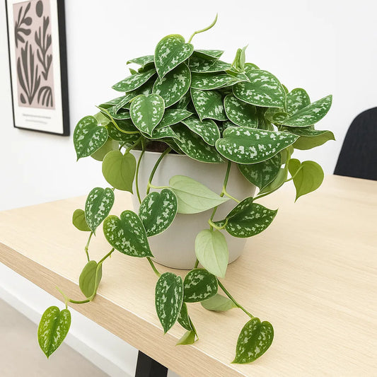 20 - 30cm Pictus Argyraeus Pothos Epipremnum House Plant 23cm Bowl