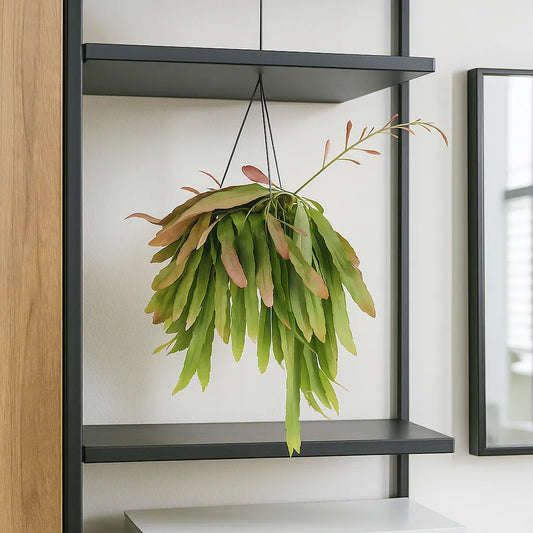 20 - 30cm Rhipsalis Red Coral in Hanging Pot 15cm Pot House Plant