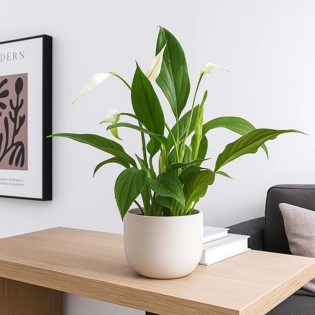 25 - 30cm Peace Lily Spathiphyllum 9cm Pot House Plant