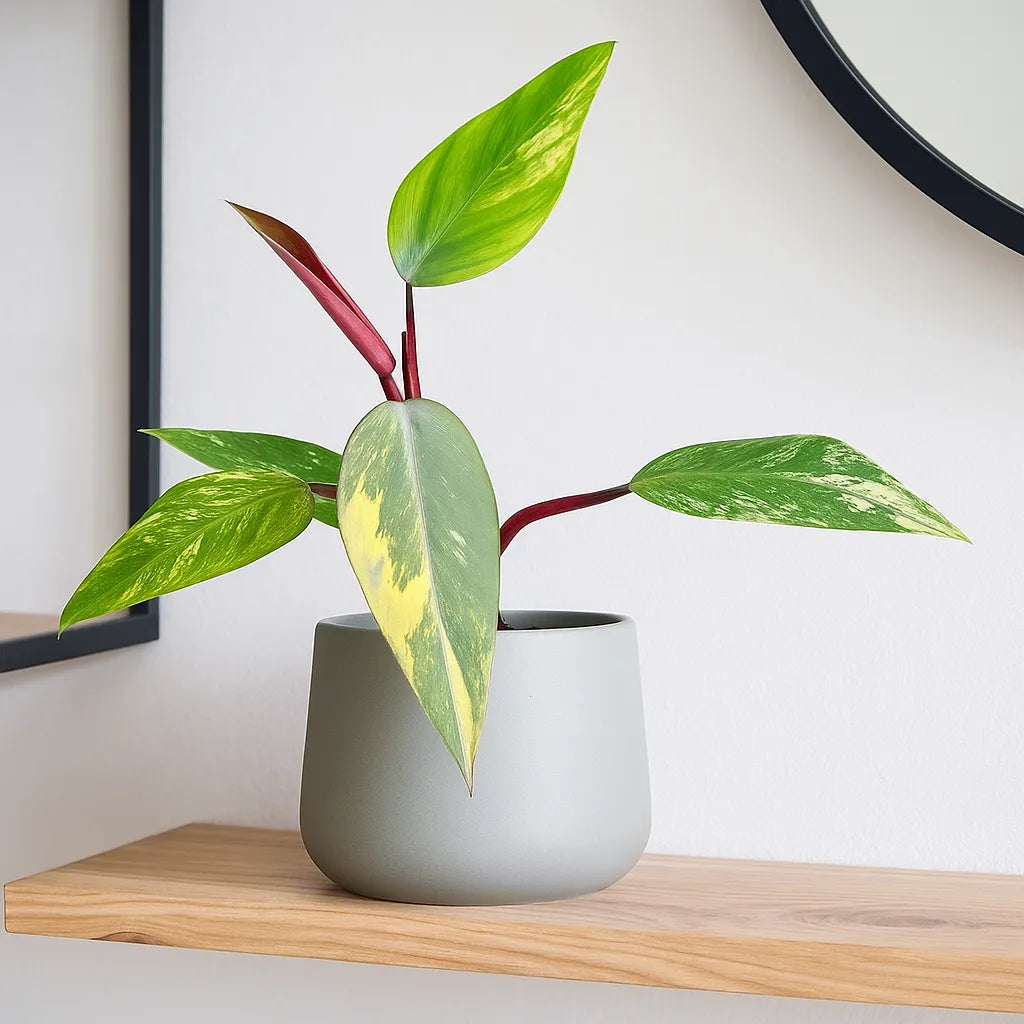 Philodendron Strawberry Shake House Plant 14 cm Pot  Plants For All Seasons