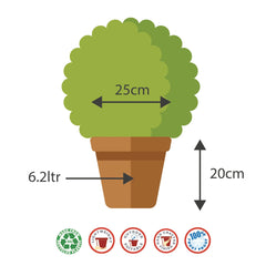 25cm Cromarty Antique Copper Plant Pot