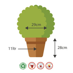 29cm Trends Sage Plant Pot