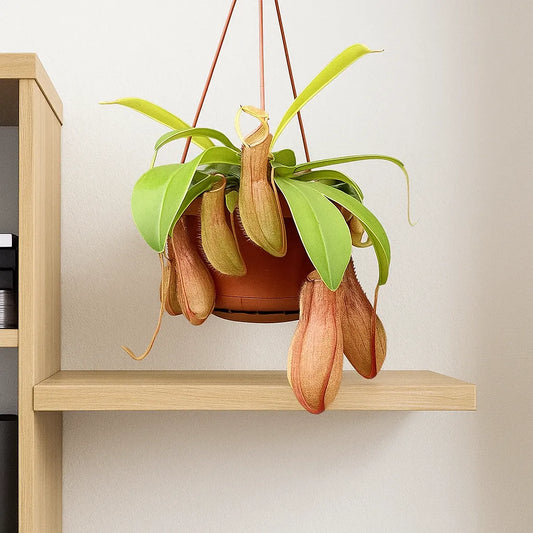 30 - 40cm Nepenthes Linda in Hanging Pot Monkey Jars 14cm Pot House Plant