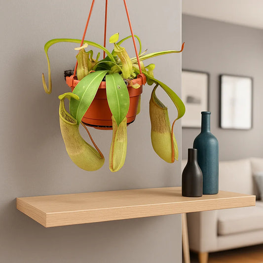 30 - 40cm Nepenthes Louisa in Hanging Pot Monkey Jars 14cm Pot House Plant