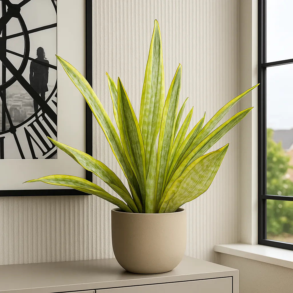 50 - 60cm Sansevieria Aubrytniana Lauren Snake Plant 14cm Pot House Plant
