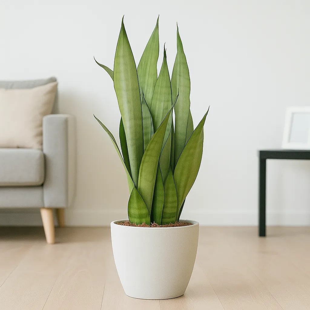 60 - 80cm Sansevieria Moonshine Snake Plant 17cm Pot House Plant
