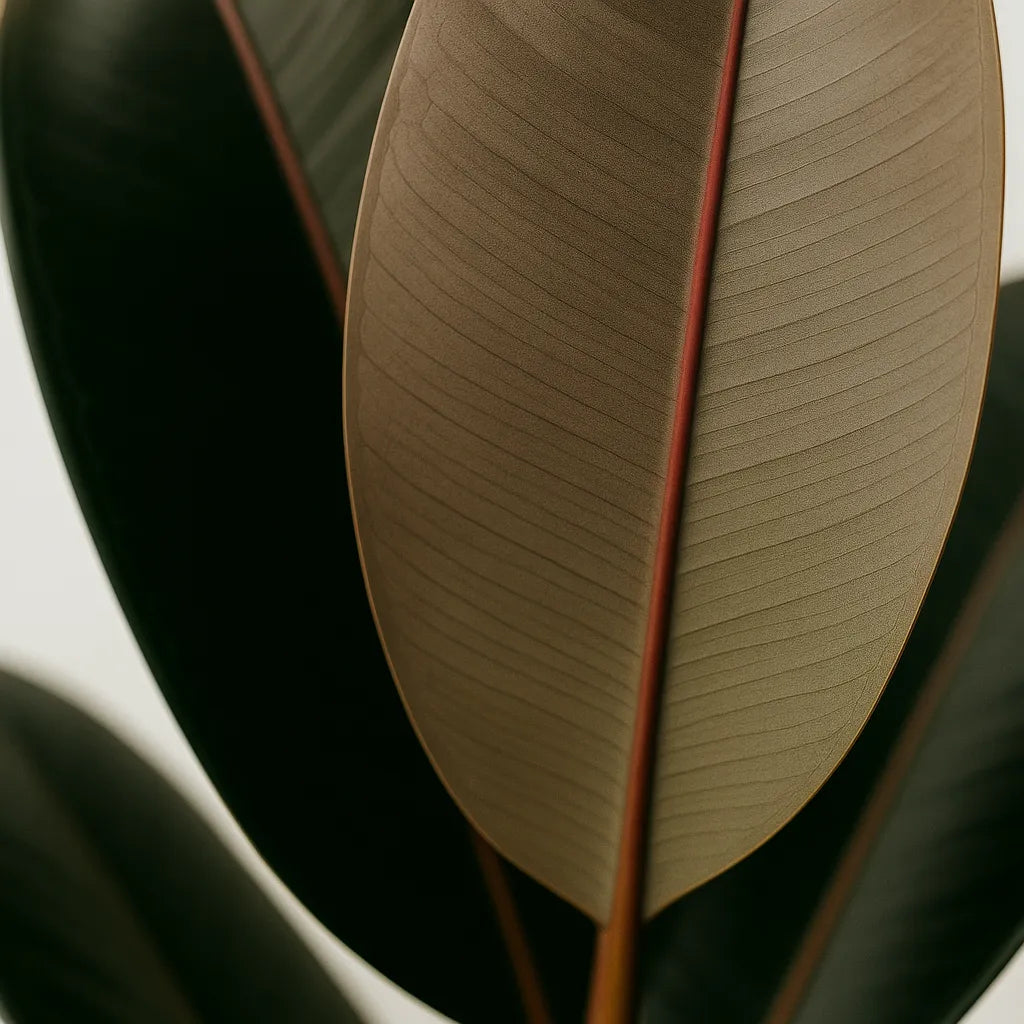 70 - 90cm Ficus Elastica Abidjan Rubber Plant 17cm Pot House Plant