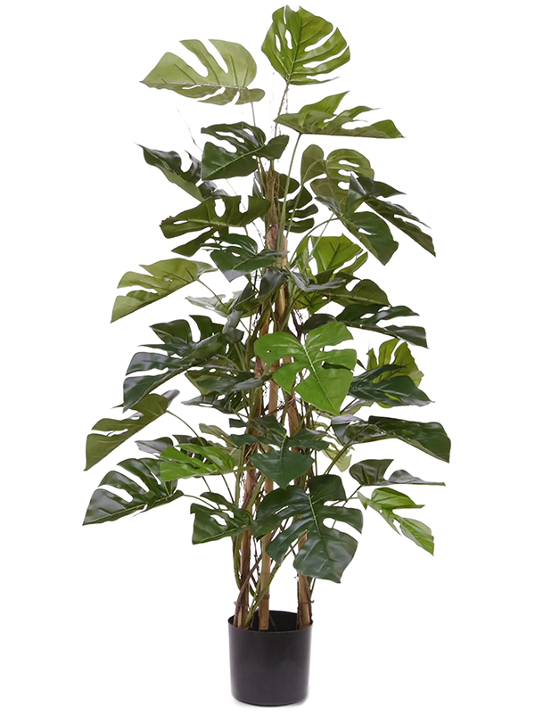 Monstera Deliciosa Artificial Plant Premium Faux 125cm Height