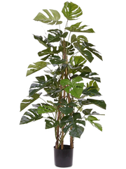 Monstera Deliciosa Artificial Plant Premium Faux 125cm Height