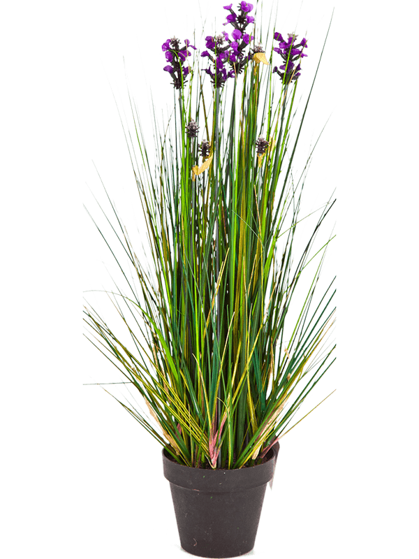 Grass Lavender Artificial Plant Premium Faux 60cm Height
