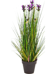 Grass Lavender Artificial Plant Premium Faux 60cm Height